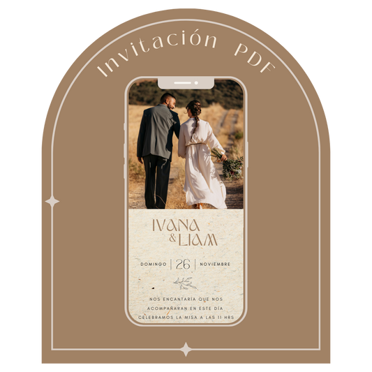 Invitación boda PDF